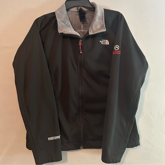 The North Face Jackets & Blazers - The North Face Black Performance Windstopper Jacket with Gray Collar